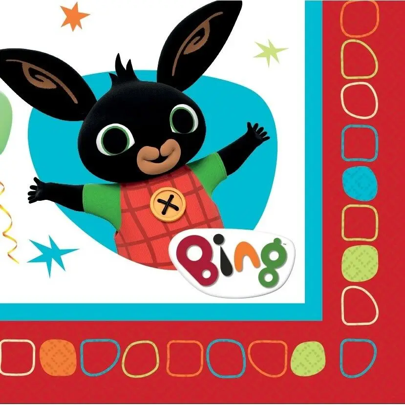 Bing Rabbit посуда для вечеринки в честь Дня рождения одноразовые товары вечеринок
