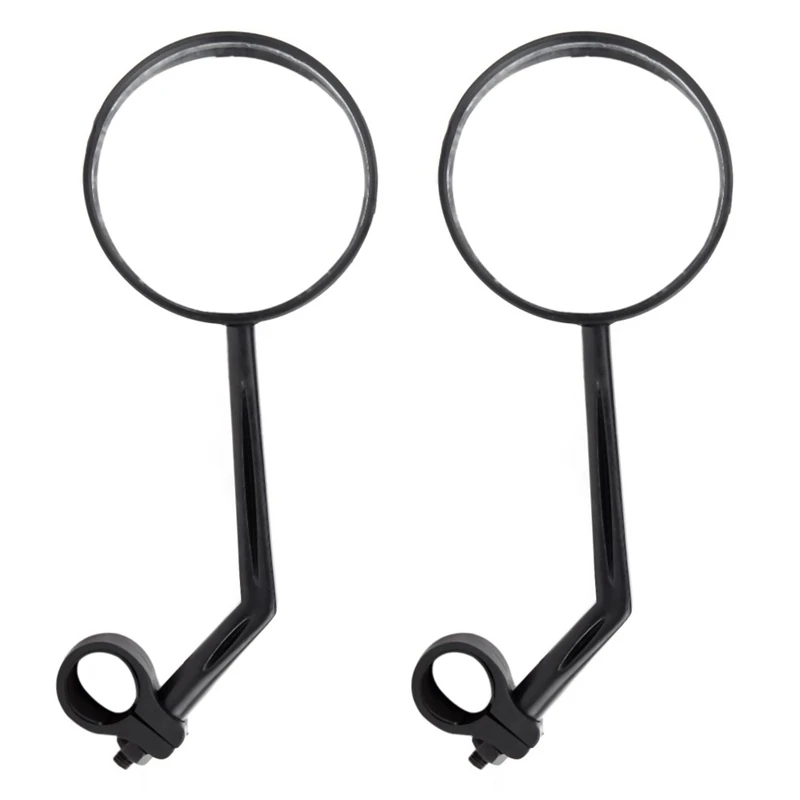 

2X Mirror Of Bicycle Handlebar With Support Mirror Safety Reflective Convex Mirror