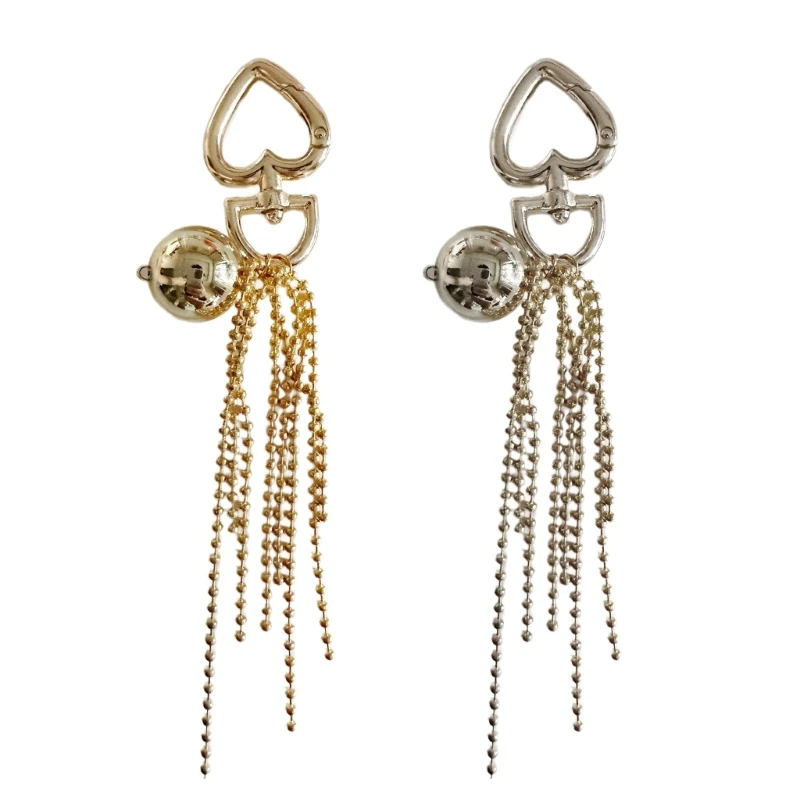 Сладкая большая бусина металлическая цепочка брелок подвеска милые украшения