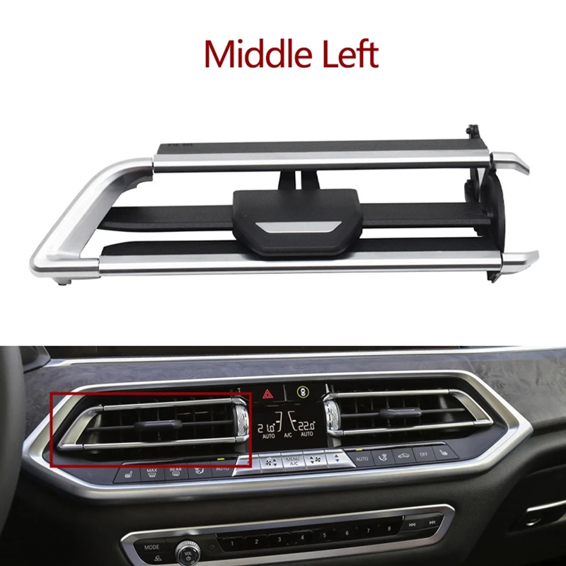 

1 пара передних запасных частей для дефлектора автомобиля BMW X5 X6 X7 G05 G06 G07 A/C выходные комплекты для ремонта автомобиля 64119458541 6411 9468 531