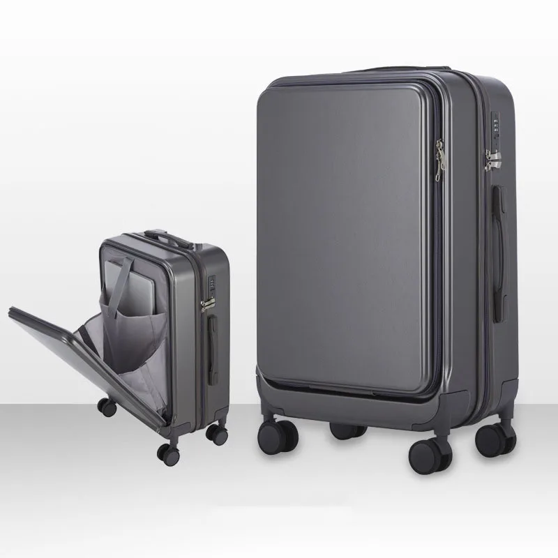 

Student Suitcase Female Luggage New women's pull rod box Multifunctional Case Durable Universal Wheel Password S15280-S15289 C1