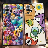 cute monsters phone case cover for redmi k50 note 10 11 11t pro plus 7 8 8t 9s 9 k40 gaming 9a 9c 9t pro plus soft shell fundas