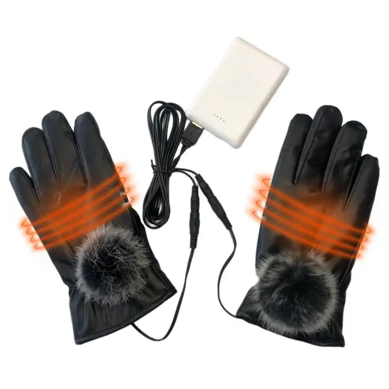

Теплые перчатки с подогревом рук, теплые перчатки с подогревом для рук, водонепроницаемые перчатки с сенсорным экраном, лыжные перчатки с подогревом пальцев для верховой езды, катания на лыжах