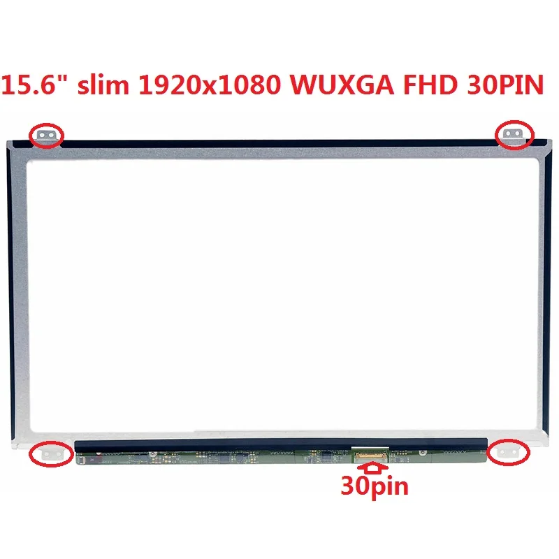 

15.6" Slim FHD IPS LCD Screen NV156FHM N42 LP156WF6 SPK1 K6 For Thinkpad P50 P51 P50S E560 E565 L590 L580 L570 L560 E570 E575