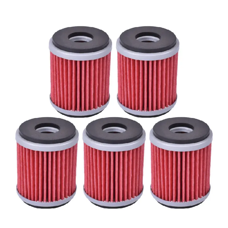 

5pcs Motorcycle Parts Oil Filter For Yamaha YZF R125 125 WR 125R 125X WR250F WR450F WR250X WR250R YZ450F YZ250F YZ250 YFZ450