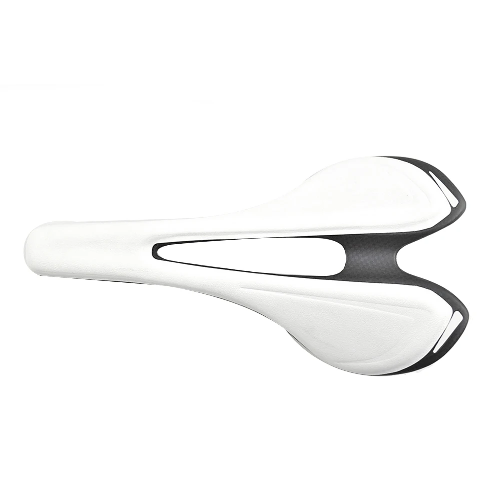 

Ultra-Light Non-Standard Full Carbon Fiber Laminated Leather Mountain Road Bike Foreskin Saddle Bag White