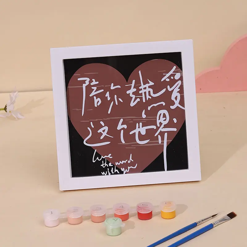 

00390Ann-Tulip diy Цифровая масляная живопись, картина маслом, акриловая Цветочная живопись, взрыв, ручная работа, пейзаж, живопись