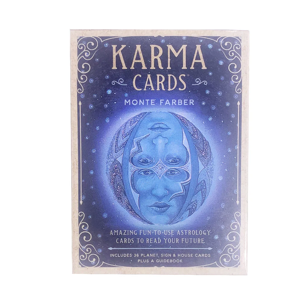 

Karma Cards Tarot Deck Oracle Cards Entertainment Card Game for Fate Divination Occult Tarot Card Games
