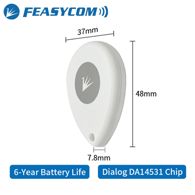 Фото FSC-BP108B IP67 Водонепроницаемая сменная батарея Feasycom BLE Beacon Eddystone с низким энергопотреблением, программируемая Bluetooth iBeacon №2
