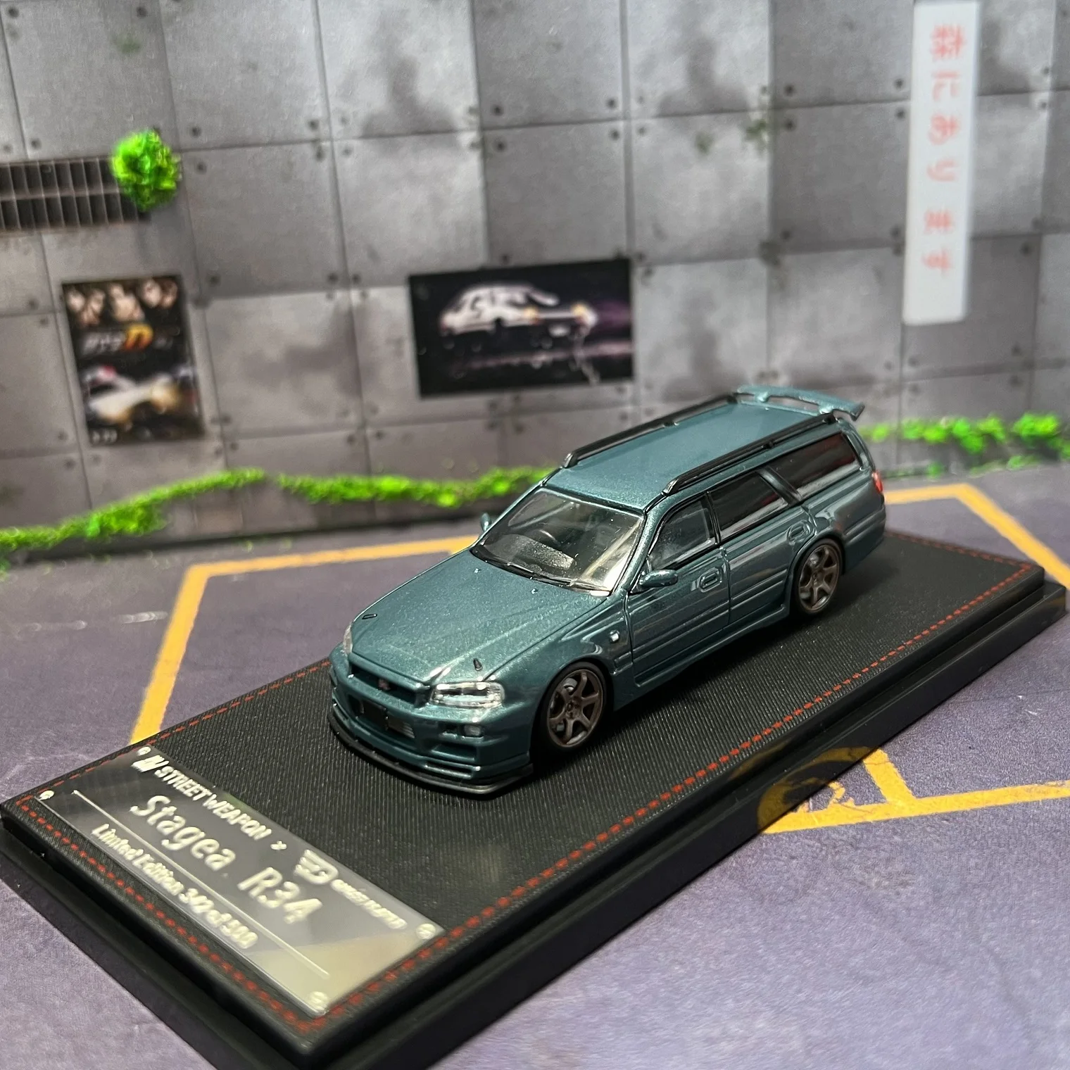

Street Weapon SW 1:64 Stagea Generation 1 WC34 260RS Wagon Tile Can Diecast Car Model