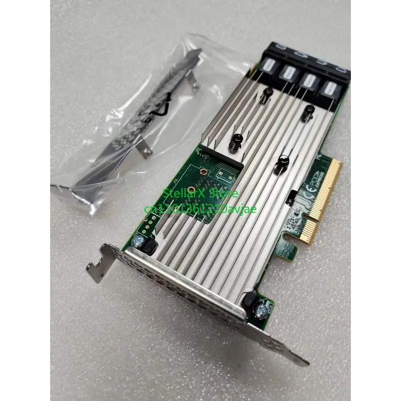 Фото Контроллер LSI 9305-16i HBA Card IT Mode SAS3224 12Gbps PCIe 3.0 x8 с 16 портами SFF-8643 Mini SAS HD и кабелем SFF-8643 SAS №3