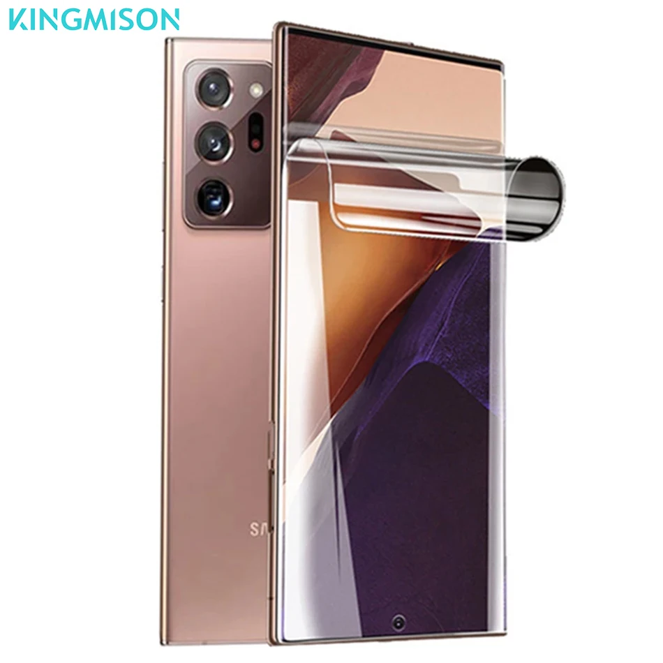 

Гидрогелевая пленка KINGMISON для Samsung Galaxy Note 20 Ultra, защитная пленка для экрана samsung note 9, 8, 10 Lite, 10 plus
