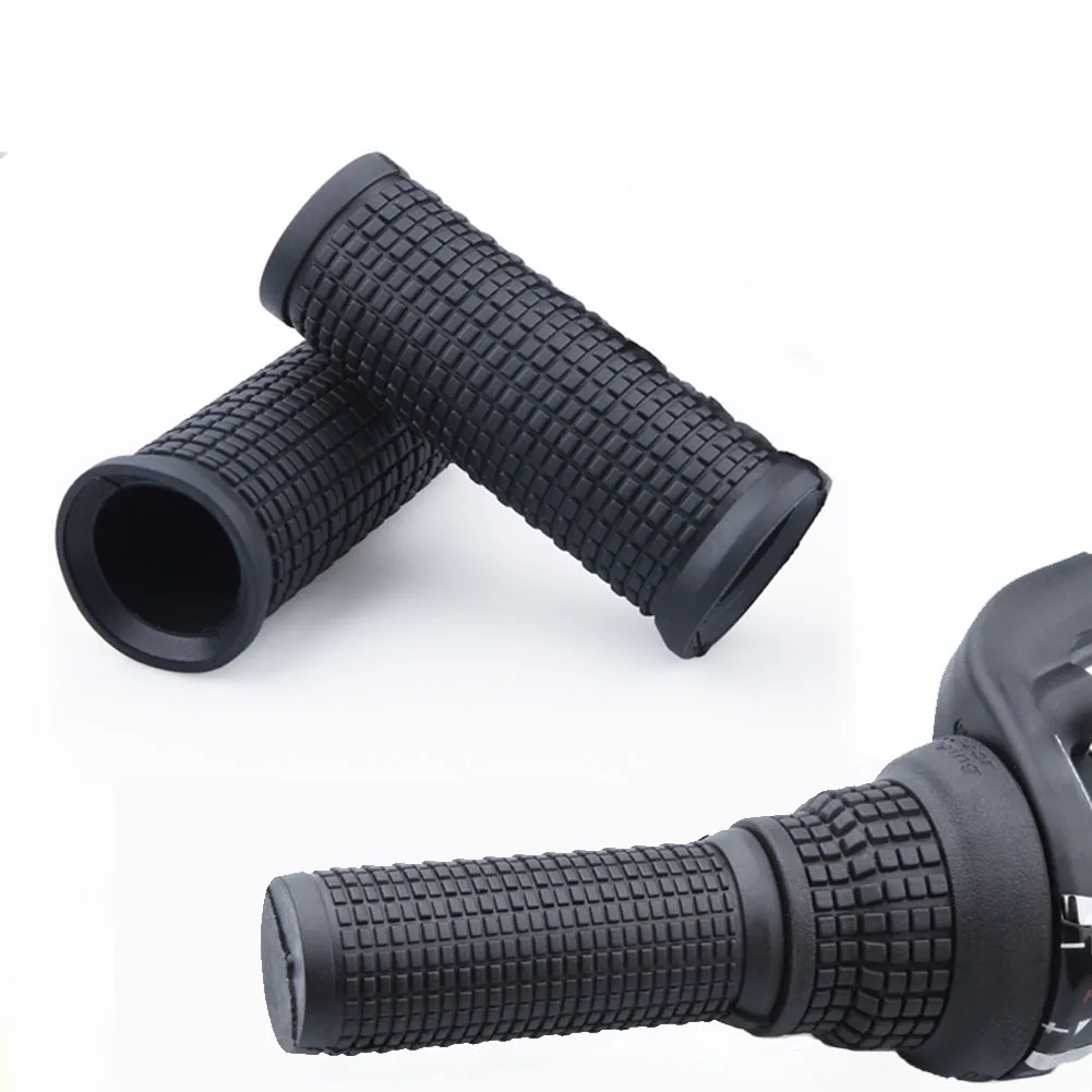 

1 Pair Bike Bicycle Handlebar Twist-Grip Bar For-Shimano SL-RS35 Short 22.2x75mm MTB Bike Handlebar Grips Bicycle Accessories