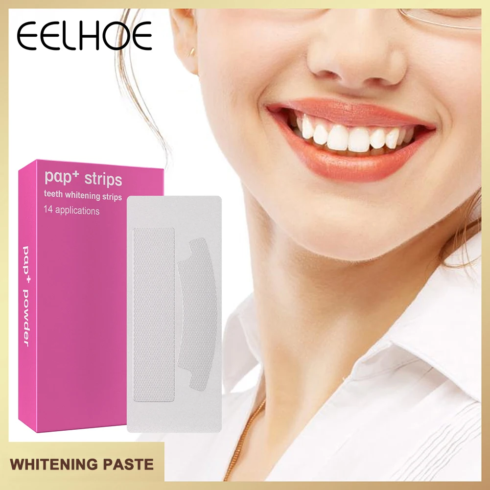 

Tooth Whitening Strips Dry Toothpaste Bleaching Tooth Sticky Gel Teeth Whitening Strips Teeth Whitener High Elastic Oral Care