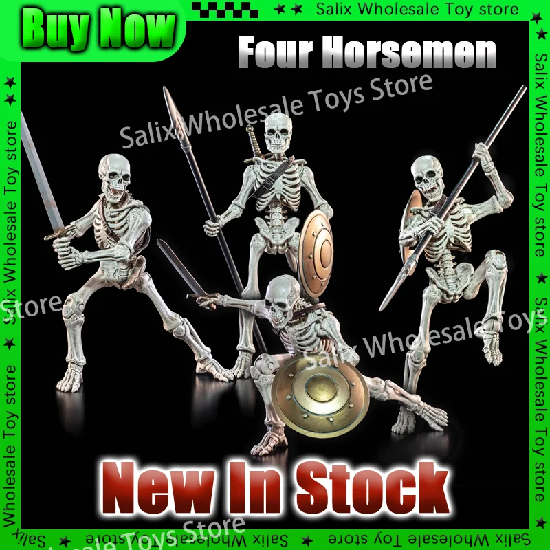 Four Horsemen Skeleton Studio Mythic Legions Outpost Zaxxius T.U.5.C.C. Фигурка аниме для детей подарки игрушки