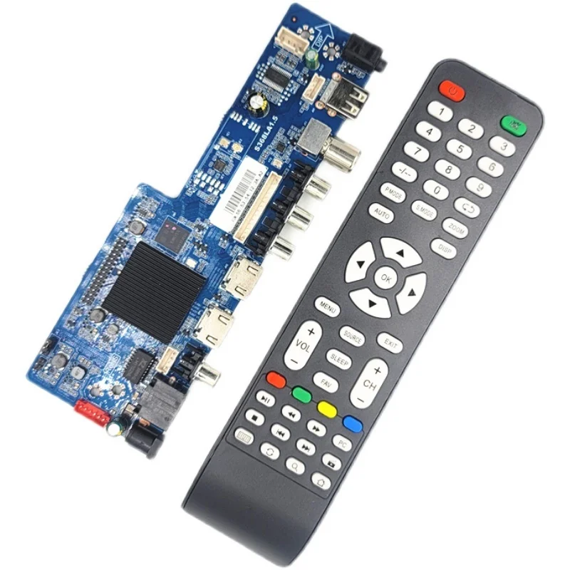 

New Android smart TV motherboard S368LA1.5 Android 9.0 Sys 4 Core 512+4G