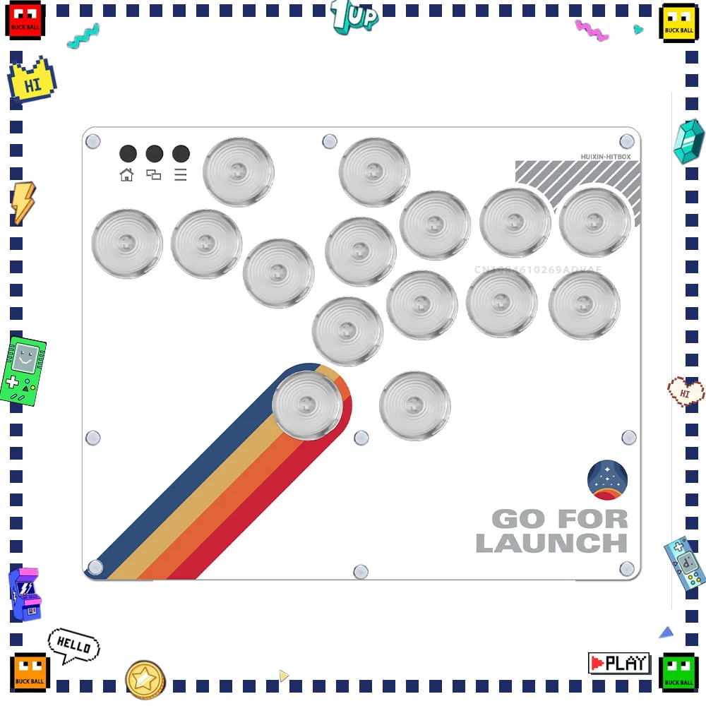 HUIXIN Hitbox Mini Series Fighting Game Джойстик Контроллер Аркадная боевая палка Настраиваемый