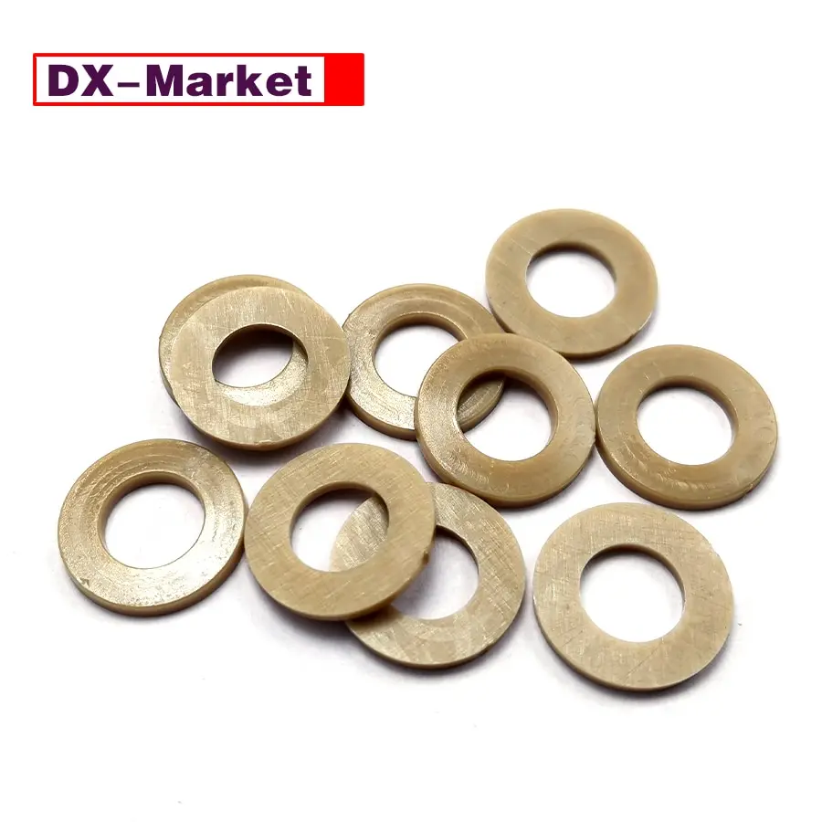 

【DX-Market】M3~M12 PEEK Flat Washers ,Nylon Polyetherktone Plastic Washer ,F020
