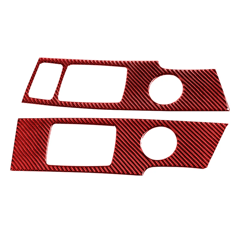 

2pcs Interior Side Air Vent Outlet Panel Cover Trim Carbon Fiber Fit for Honda CR-V CRV 2007 2008 2009 2010 2011 Red
