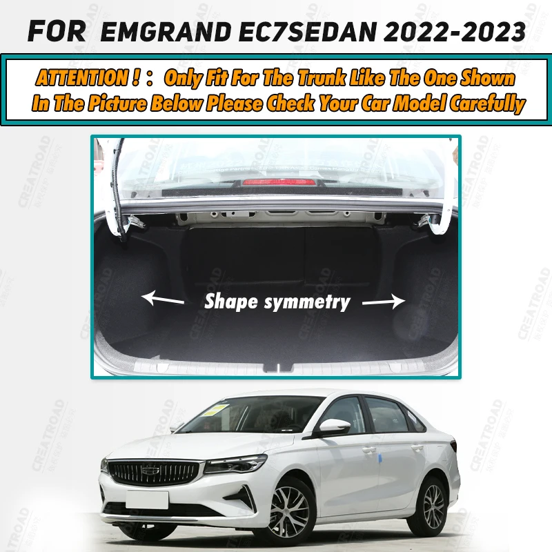 Коврик для багажника автомобиля GEELY Emgrand EC7 2022 2023 пользовательские автомобильные