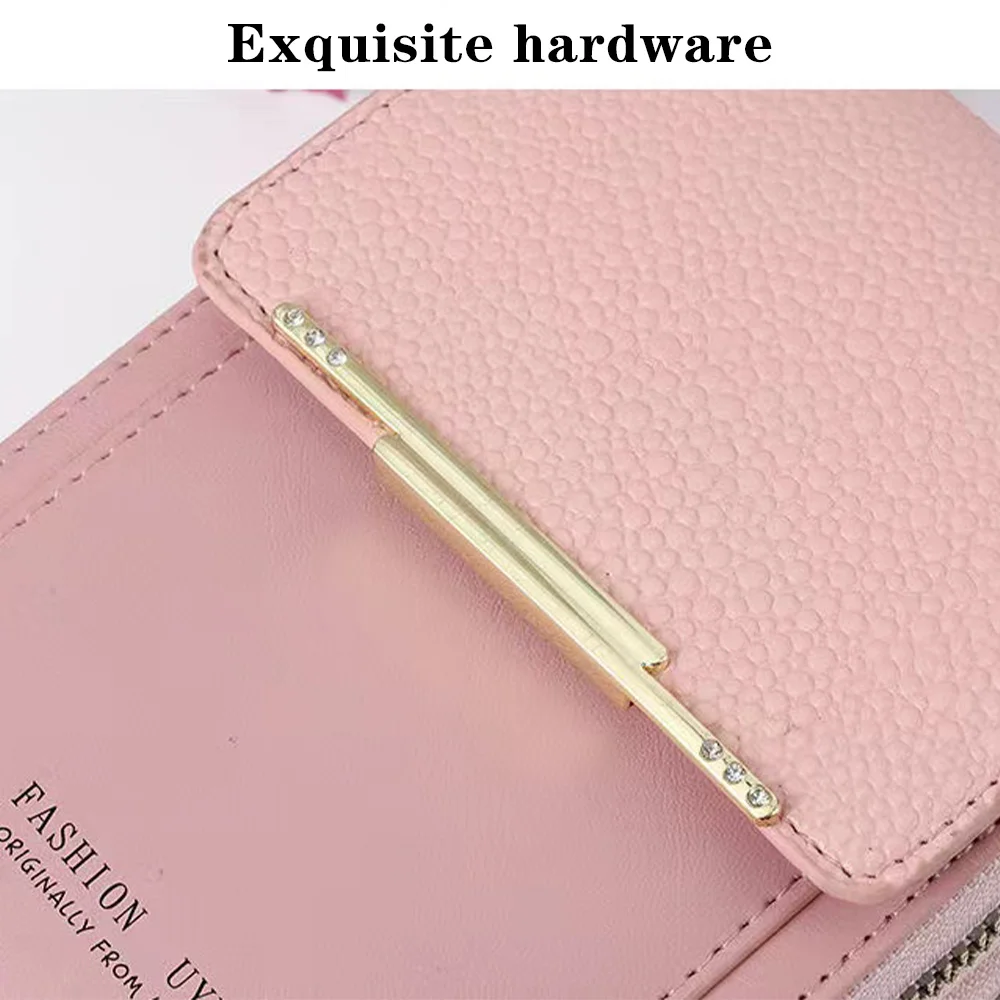 Phone Bag Small Crossbody Bags Women Leather Tote Touch Screen Shoulder Messenger Bags Flap Clutch Card Holders Purse Handbag