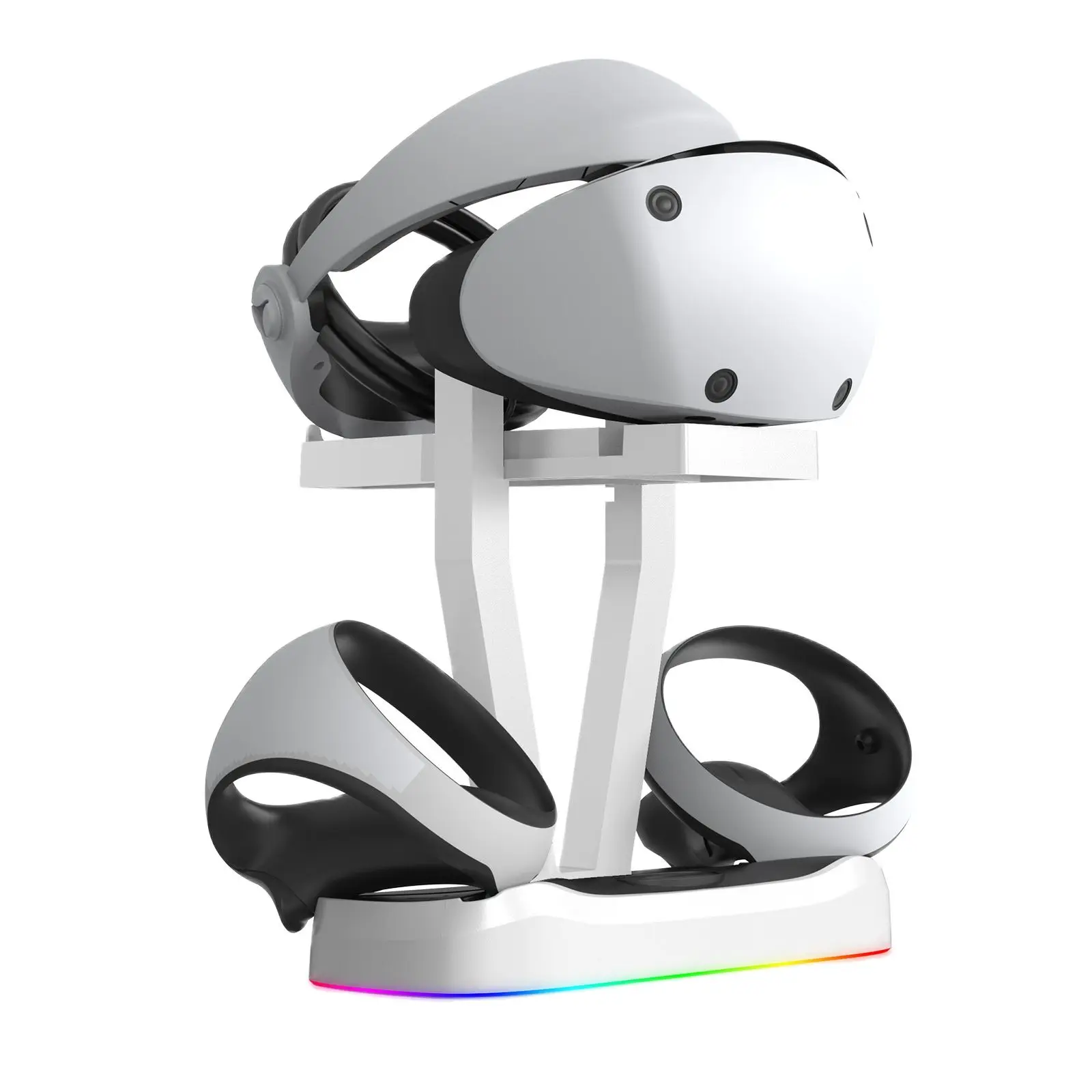 

Зарядная Станция для контроллера PS VR2 с RGB-подсветкой, магнитная зарядная док-станция для Sony Playstation VR 2, подставка для гарнитуры
