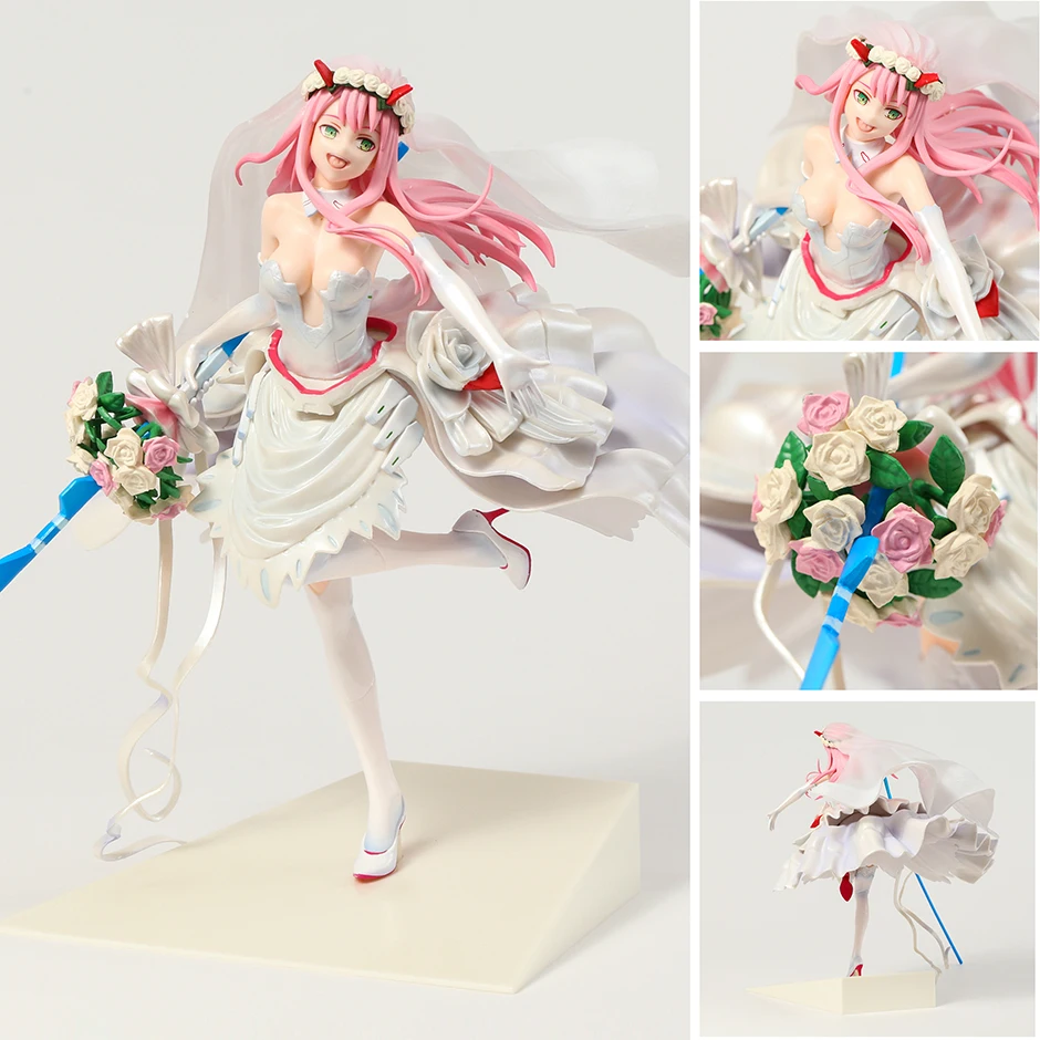 

Figural DARLING in the FRANXX Zero Two 02 Wedding Dress Ver. Figure Collectible Model Doll Christmas Gift