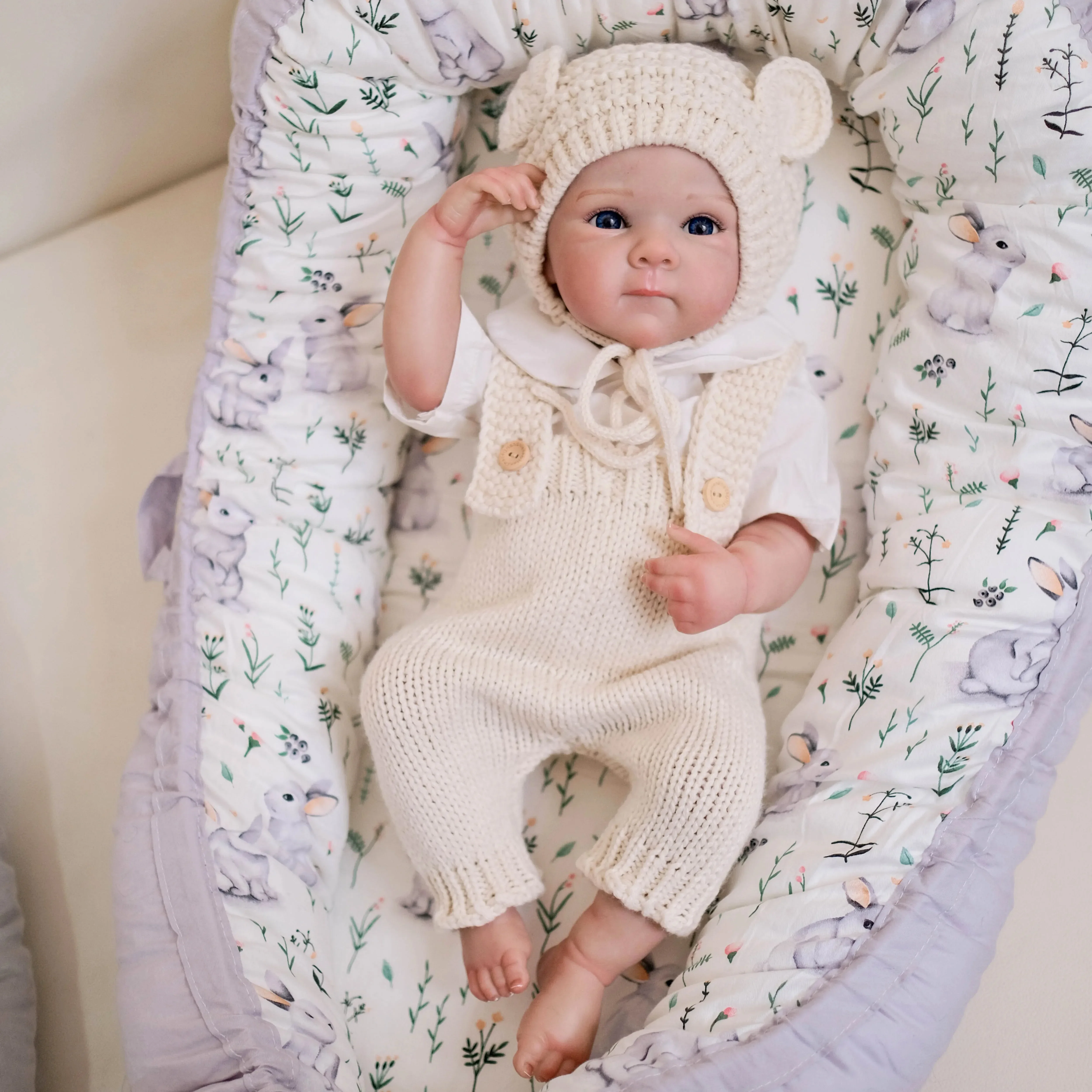 19 дюймов Bettie Reborn полностью виниловое тело для девочек Реалистичная кукла