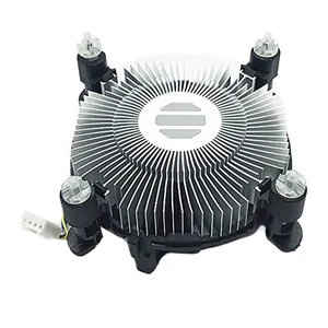 CPU Cooling Fan 2400 RPM Quiet Fan for Intel LGA 775/1150/1155/1156/ 1151  Processors B250B B250C B75 Mining Motherboard