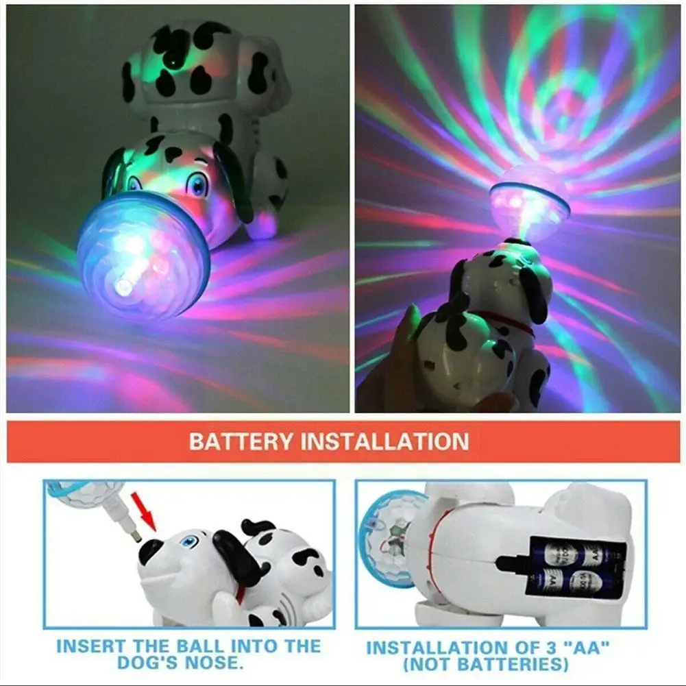 

Electronic Walking Dancing Robot Dog Music Toy Xmas Robot Children With Lights Gift Kids Music Toys 1pc Pet Interacti I0t8