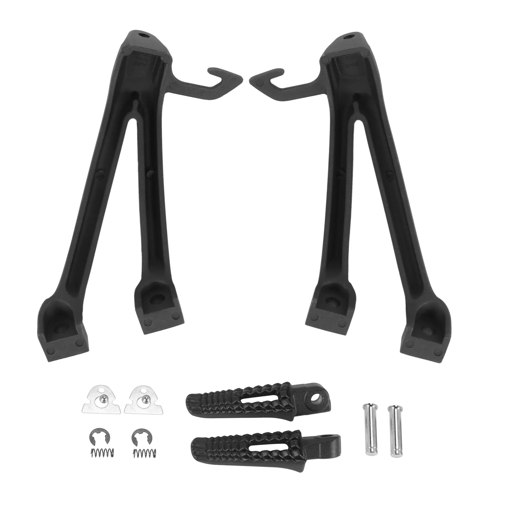 

Motorcycle Rear Passenger Footrest Foot Pegs for Suzuki GSXR GSX-R 600 750 2006-2007 K6 K7-Black