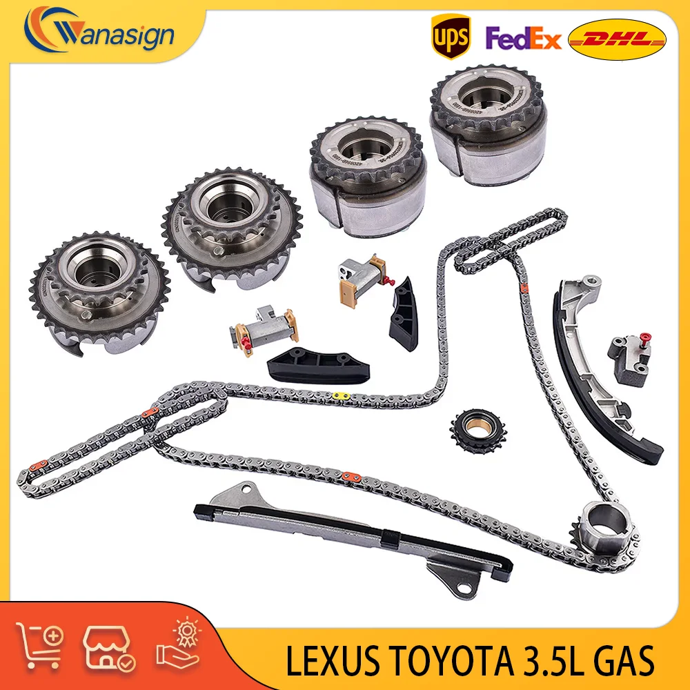 Фото Комплект цепи ГРМ с шестерней распредвала VVT для LEXUS TOYOTA 3.5L GAS 2GR-FE 3GR-FE 4GR-FSE 2GR-FXE №1