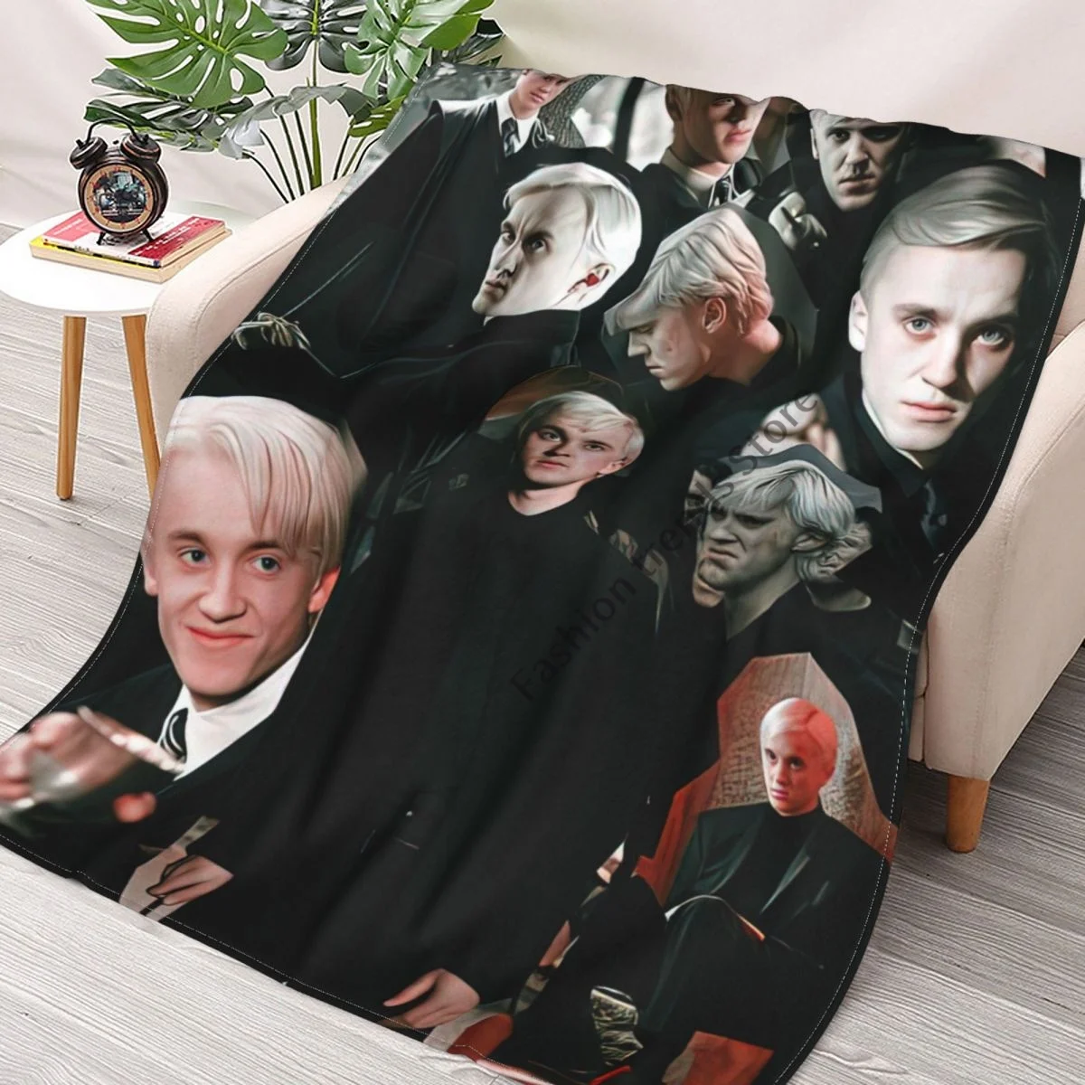 

Tom Felton Actor Blanket Draco Malfoy Flannel Throw Blanket Bedding Couch Decoration Soft Warm Bedsprea