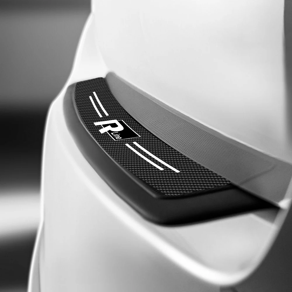 Накладки на порог автомобиля украшения из углеродного волокна наклейки для