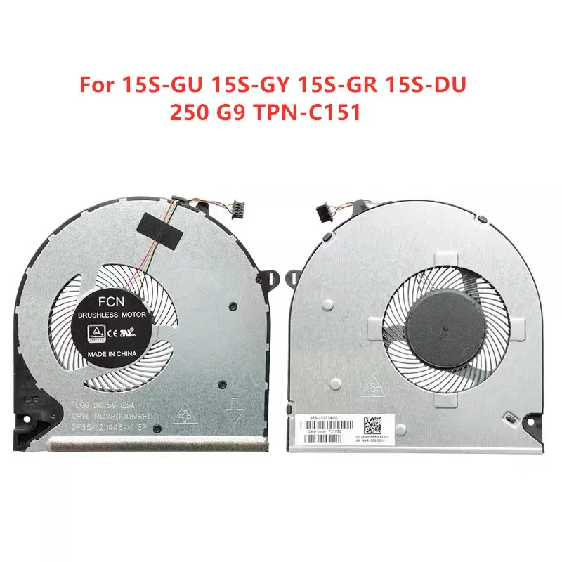 Совершенно оригинальные новые охлаждающие вентиляторы для ноутбука процессора