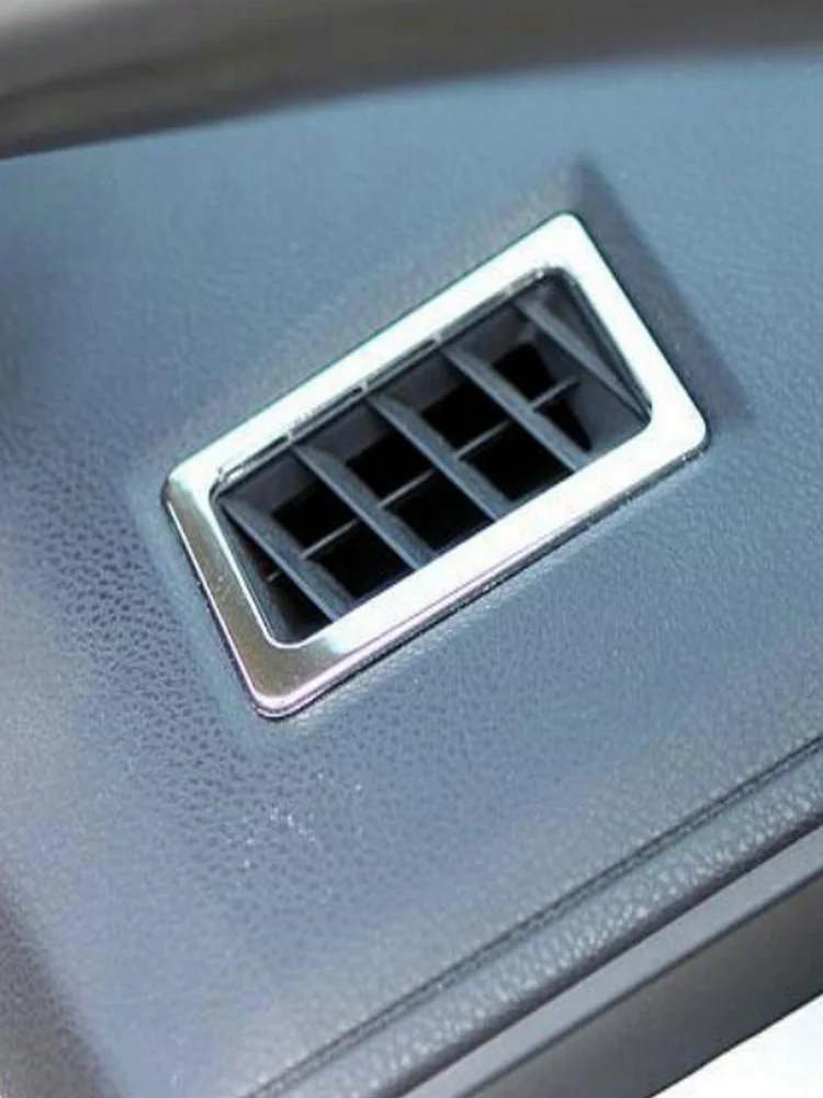 

SBTMY для 2014 Toyota corolla автомобильные наклейки из нержавеющей стали, высокое положение, Кондиционер, выход, украшение, блестки