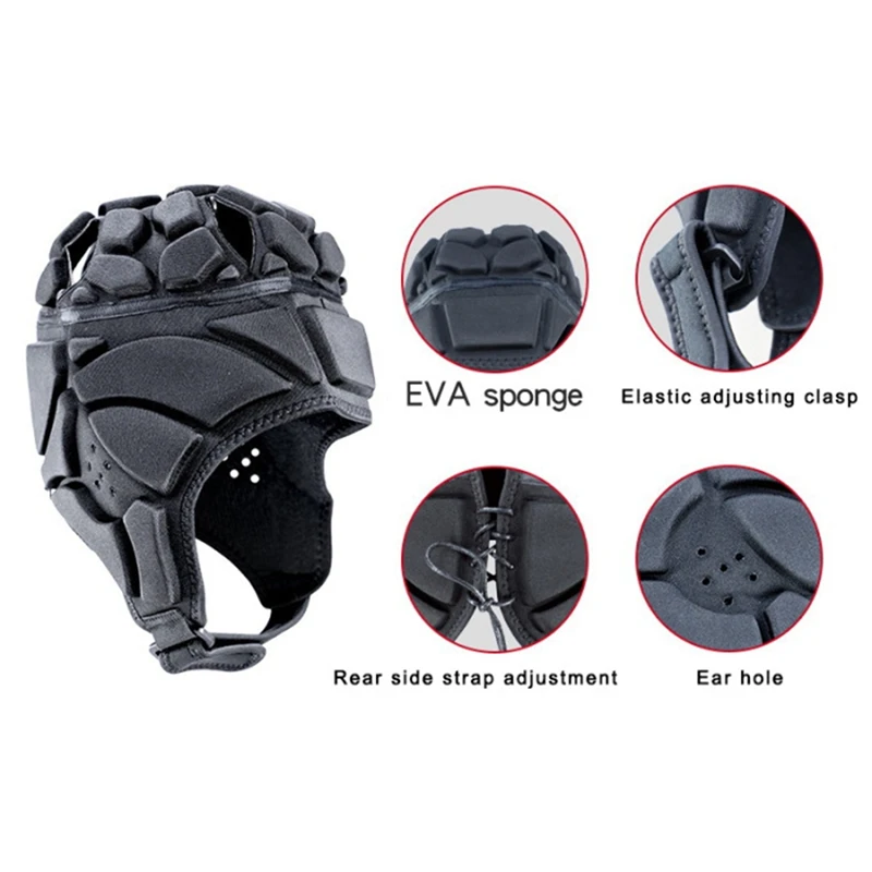 Защитный головной убор для регби футбольный бейсбольный скейтборд мягкая шляпа