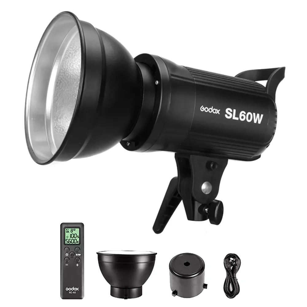 

TIKTOK Professional SL60W LED Video Light 5600K Continuous Light Bowens Mount For Video Recording Photography Lighting Remote