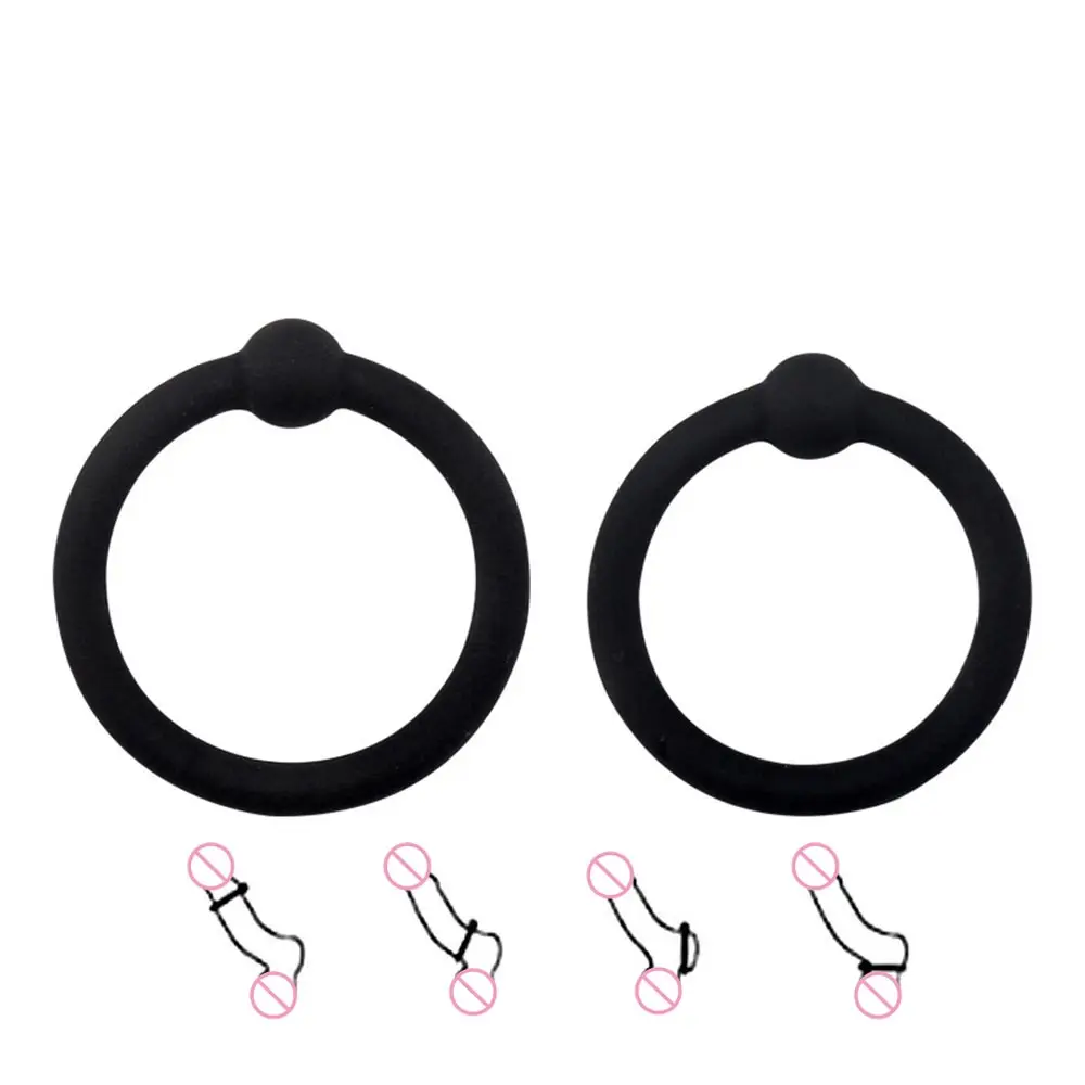 Retardants ring for mans locked up sexy men's interiors genital ring for men silicone Rings man women vibrator appliance