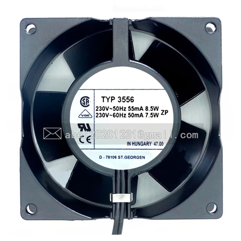 BRAND NEW TYP 3556 AC 230V ORIGINAL COOLING FAN COOLER 92 x 92 x 38 mm