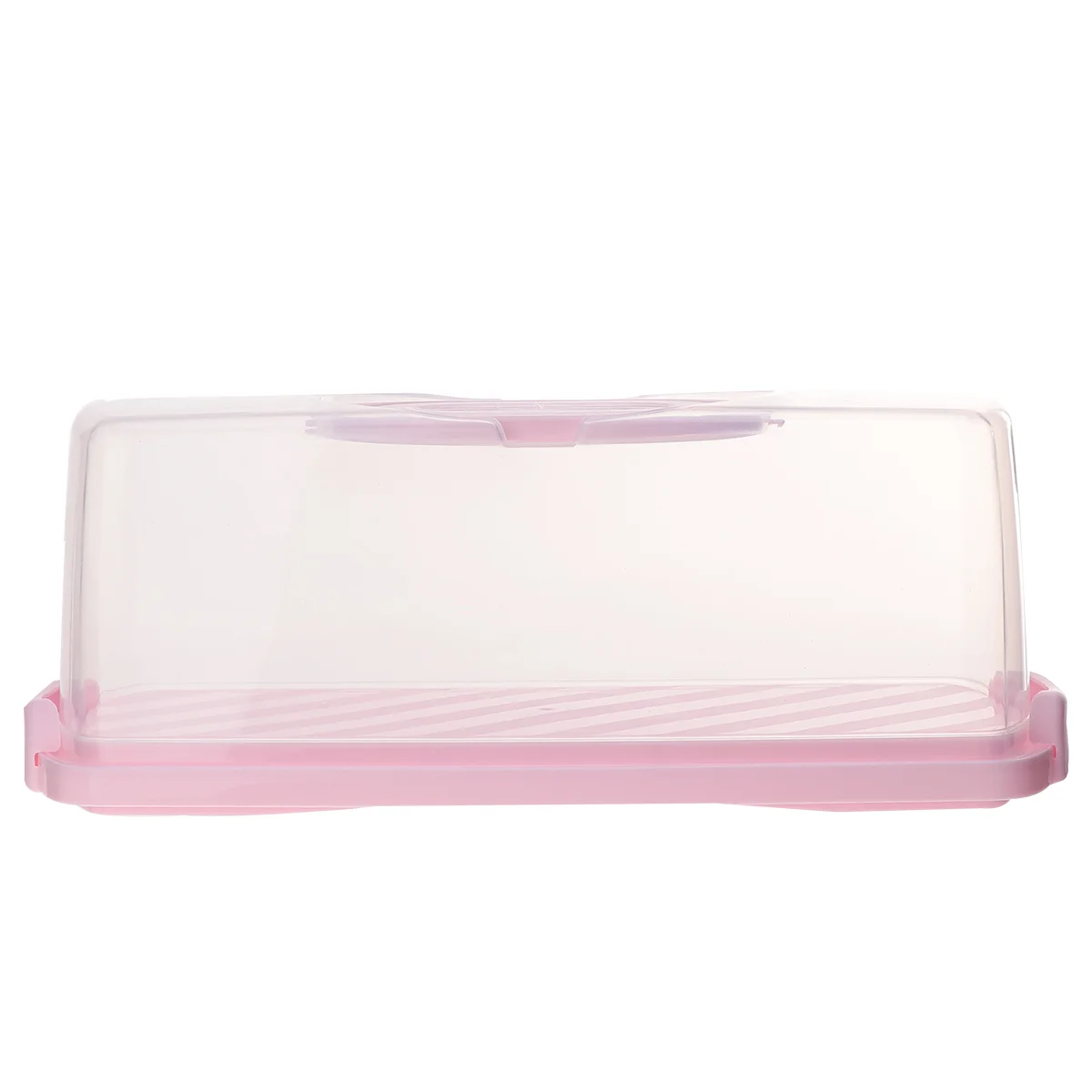 

Rectangular Bread Box with Handle Translucent Cake Container Packaging Box Storage Case for Dry Fresh Foods Loaf Cake Keeper