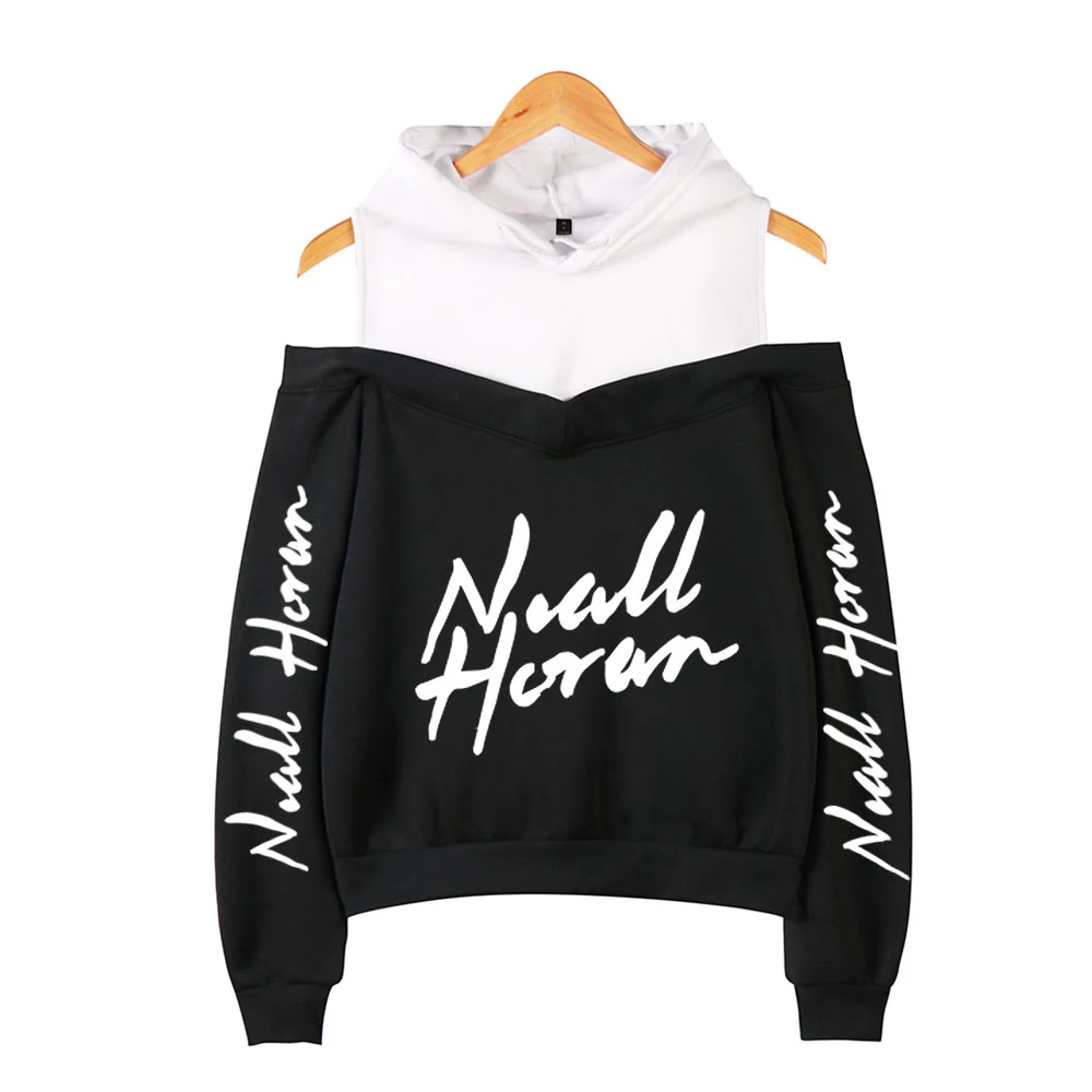 

Fashion Sexy Niall Horan off-shoulder Long-Sleeved Cool Print Casual Niall Horan Hoodies For Women Pullover Sweatshirt