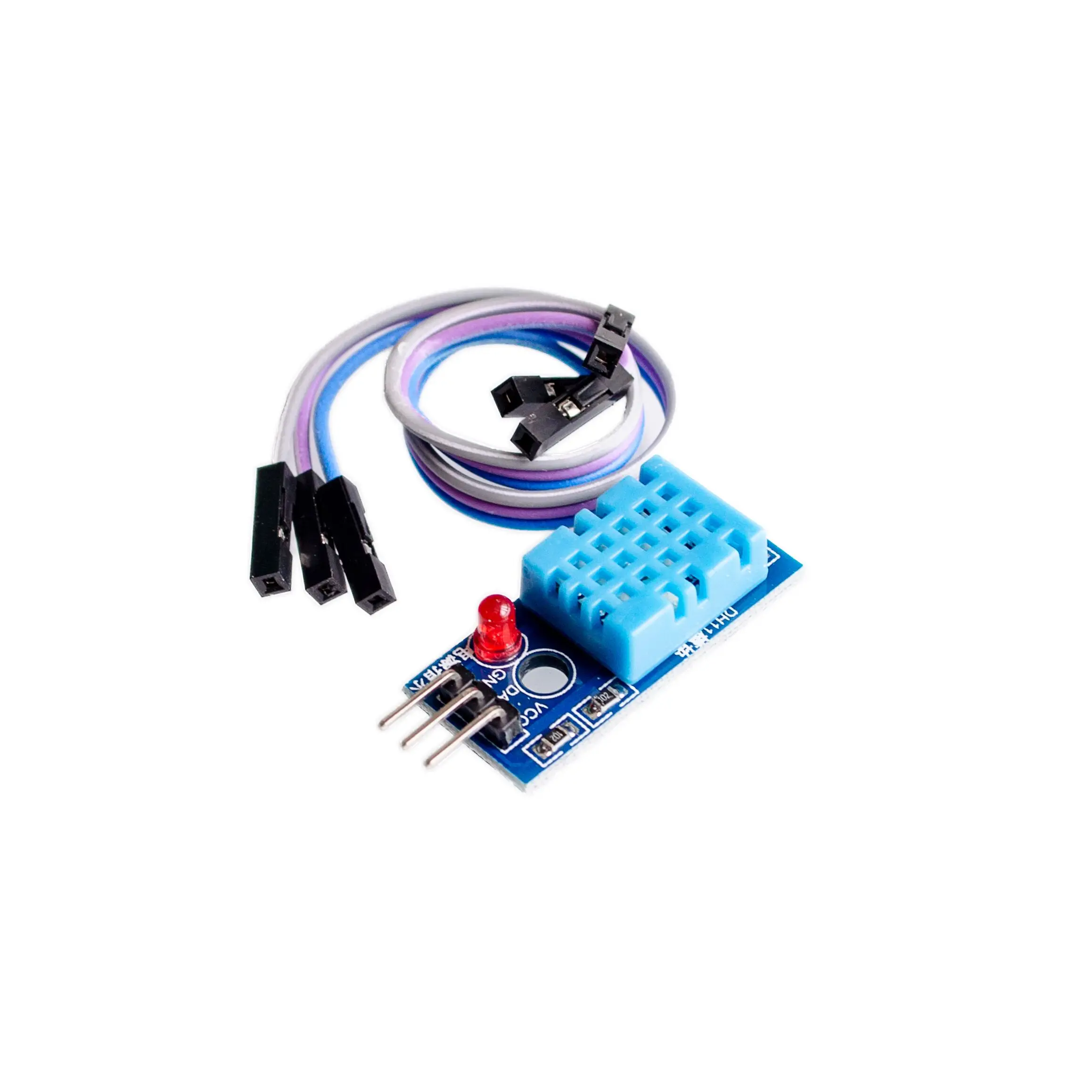 

Digital Temperature And Humidity Sensor DHT11 LED Modules Board Electronic Building Blocks With Dupont Line For Arduino DIY
