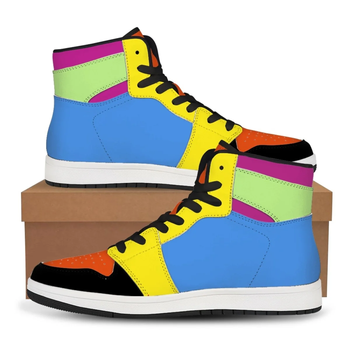 Кеды мужские кожаные высокие кроссовки повседневная холщовая обувь под заказ