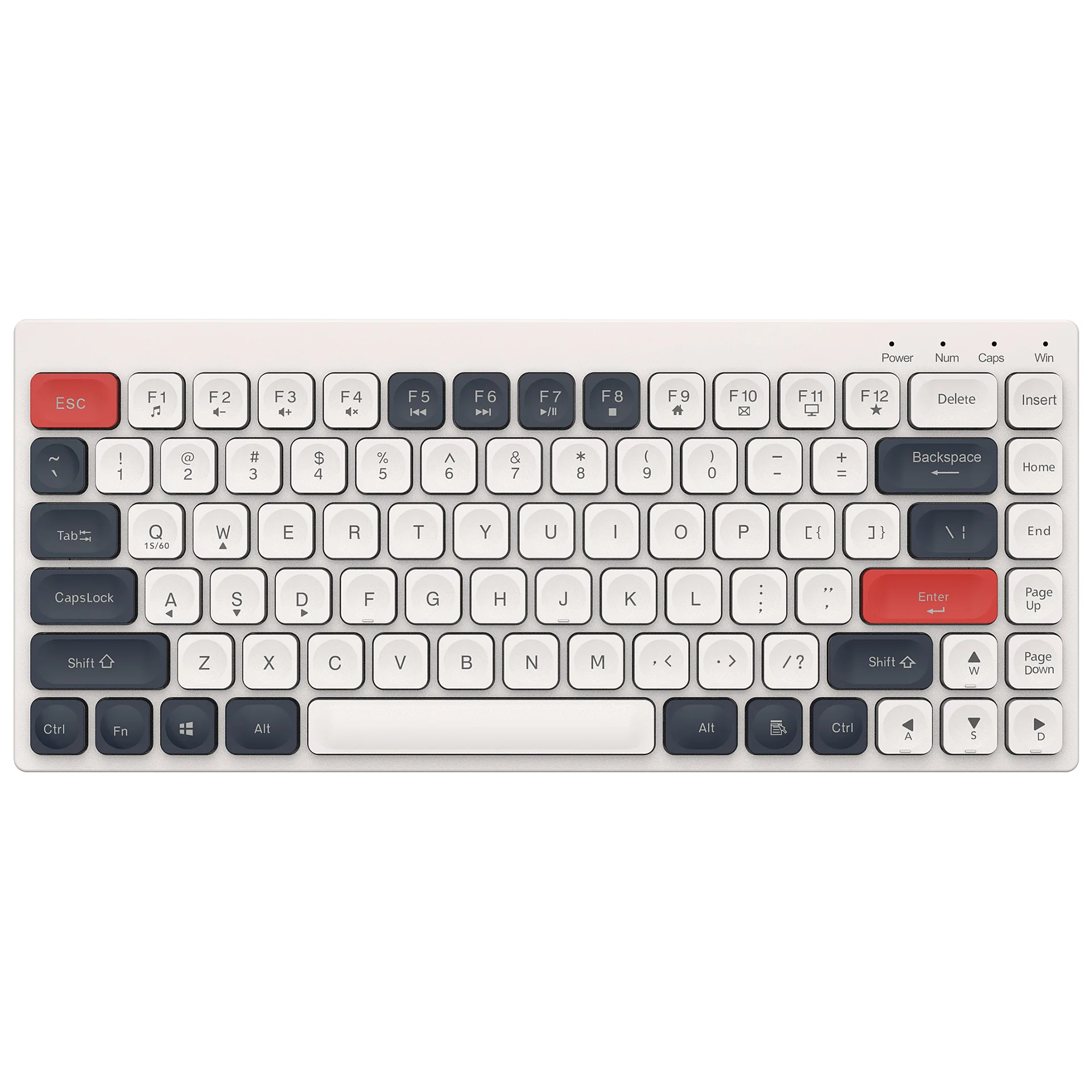 

New 2.4G Wireless Bluetooth Keyboard Tri-Mode Rechargeable Mini Membrane Keyboard For Tablet Laptop And Desktop Computer