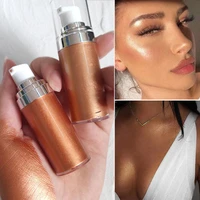 bronze pearl white pearlescent fluorescent liquid highlighter spray illuminates the face and body to brighten highlight cosmetic