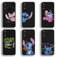 disney lilo stitch phone case for huawei honor 30 20 10 9 8 8x 8c v30 lite view 7a pro