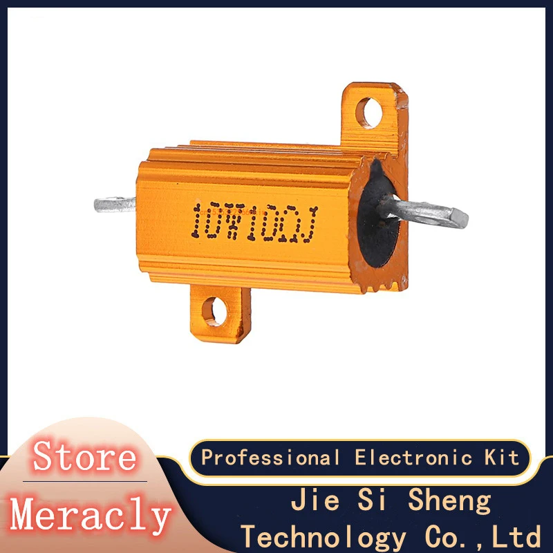 

5 шт., резистор RX24 10 Вт 10R 10RJ с металлической оболочкой