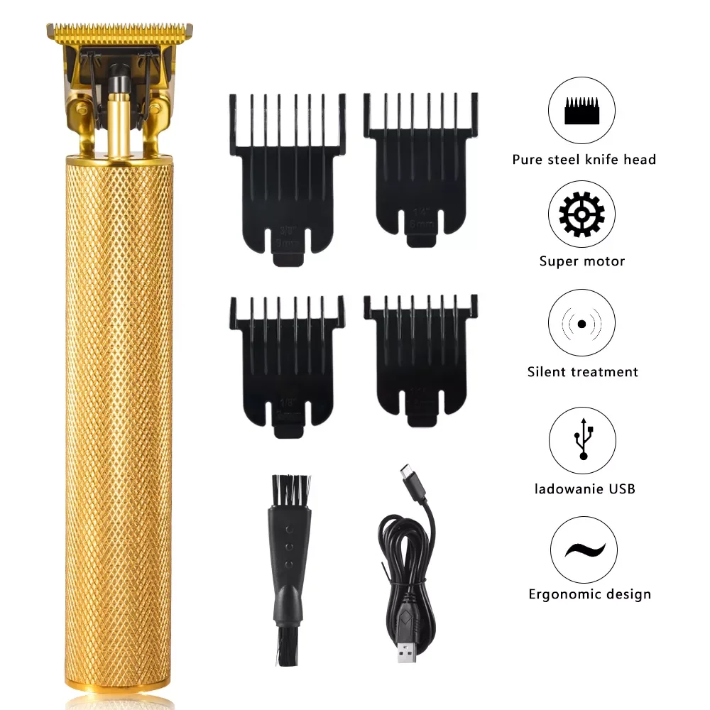 

Hair Clipper TYPE-C USB Interface Professional Grooming Cordless Cutting Clipper Set Portable Fast Charging