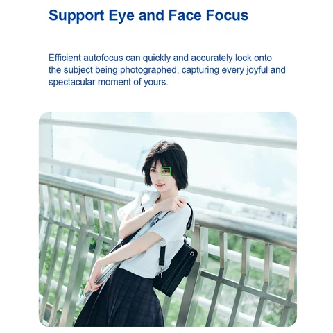 Объектив Meike 33mm F1.4 AF с большой апертурой для беззеркальных камер с байонетами Z, Fuji X, Sony E (ZV-E10 II, A6600, A6400, A5000)